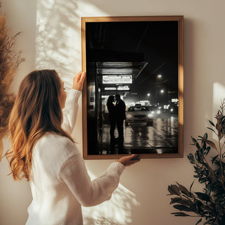 Window of Love Wall Art Print — Romantic View Poster