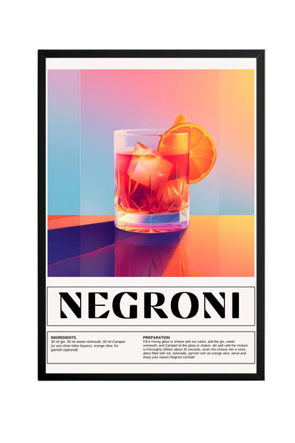 Negroni –  Tablo Boyutlarında ve Yüksek Kaliteli Poster