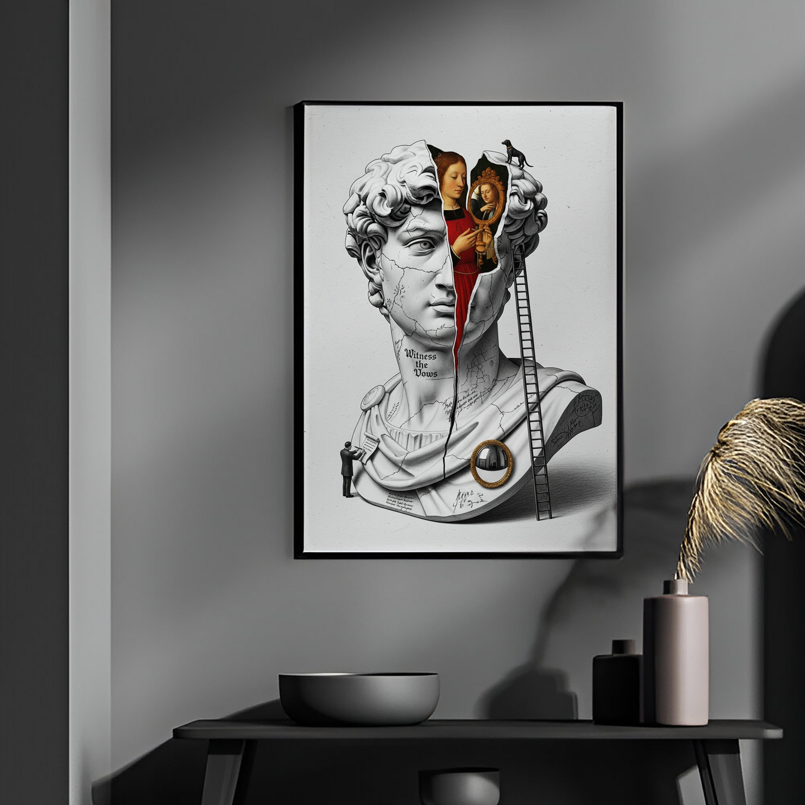 Witness the Vows — Renaissance Wedding Wall Art Print