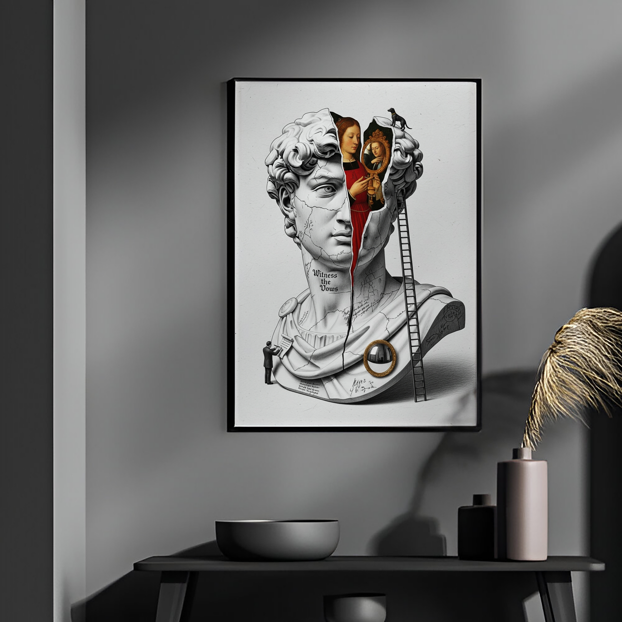 Witness the Vows — Renaissance Wedding Wall Art Print