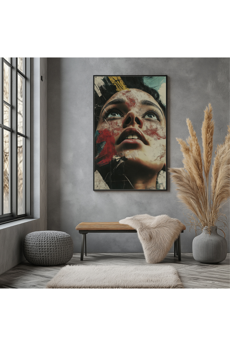 Rising Hope Wall Art Print — Optimistic Inspirational Quote Poster
