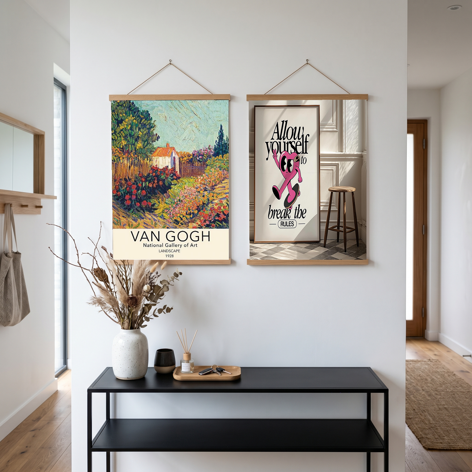 Van Gogh Landscape Poster — National Gallery Post-Impressionist Print