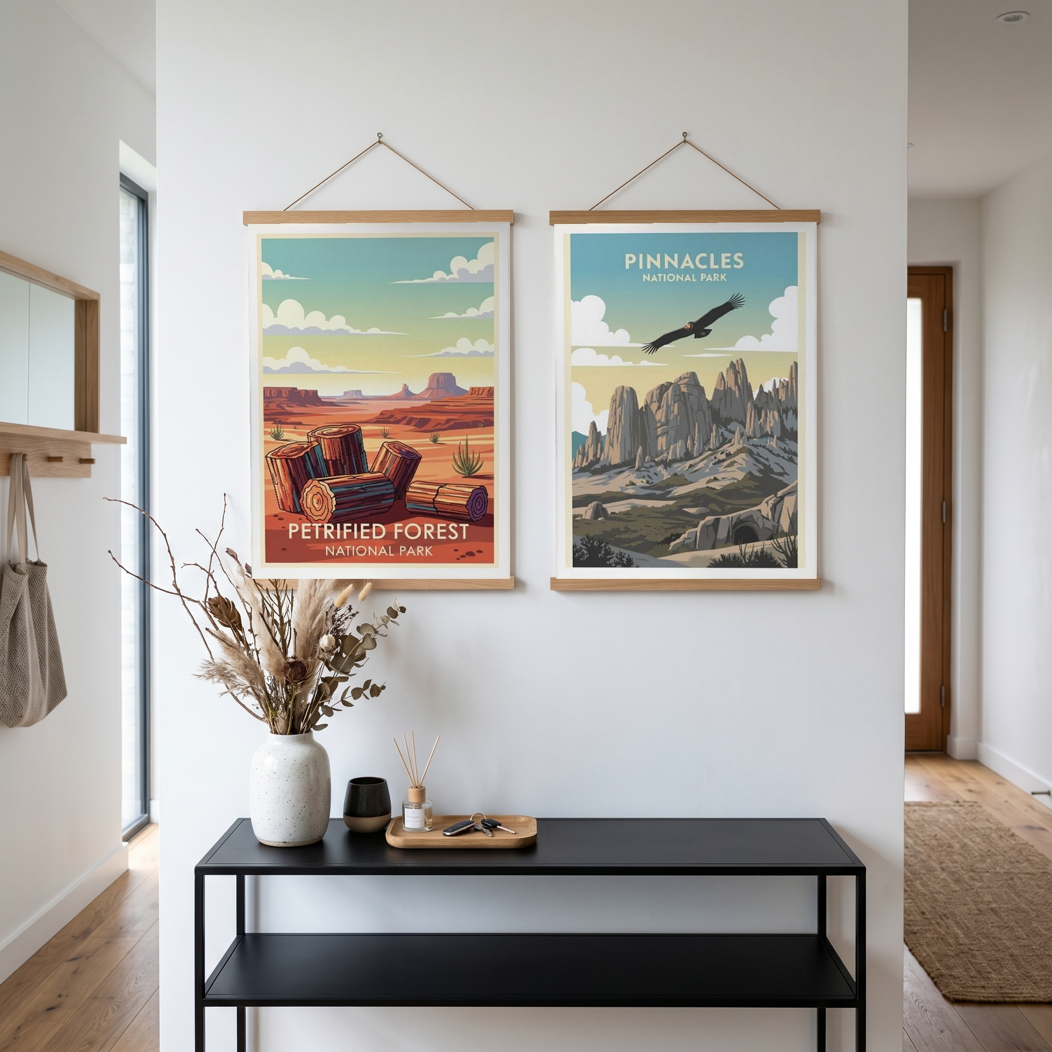 Petrified Forest National Park Poster — Vintage Arizona Painted Desert Print