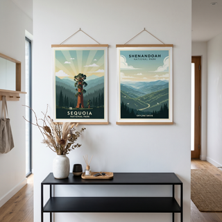 Sequoia National Park Poster — Vintage California General Sherman Tree Print
