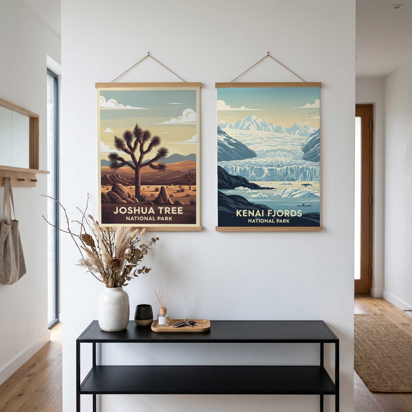 Joshua Tree National Park Poster — Vintage California Desert Yucca Print