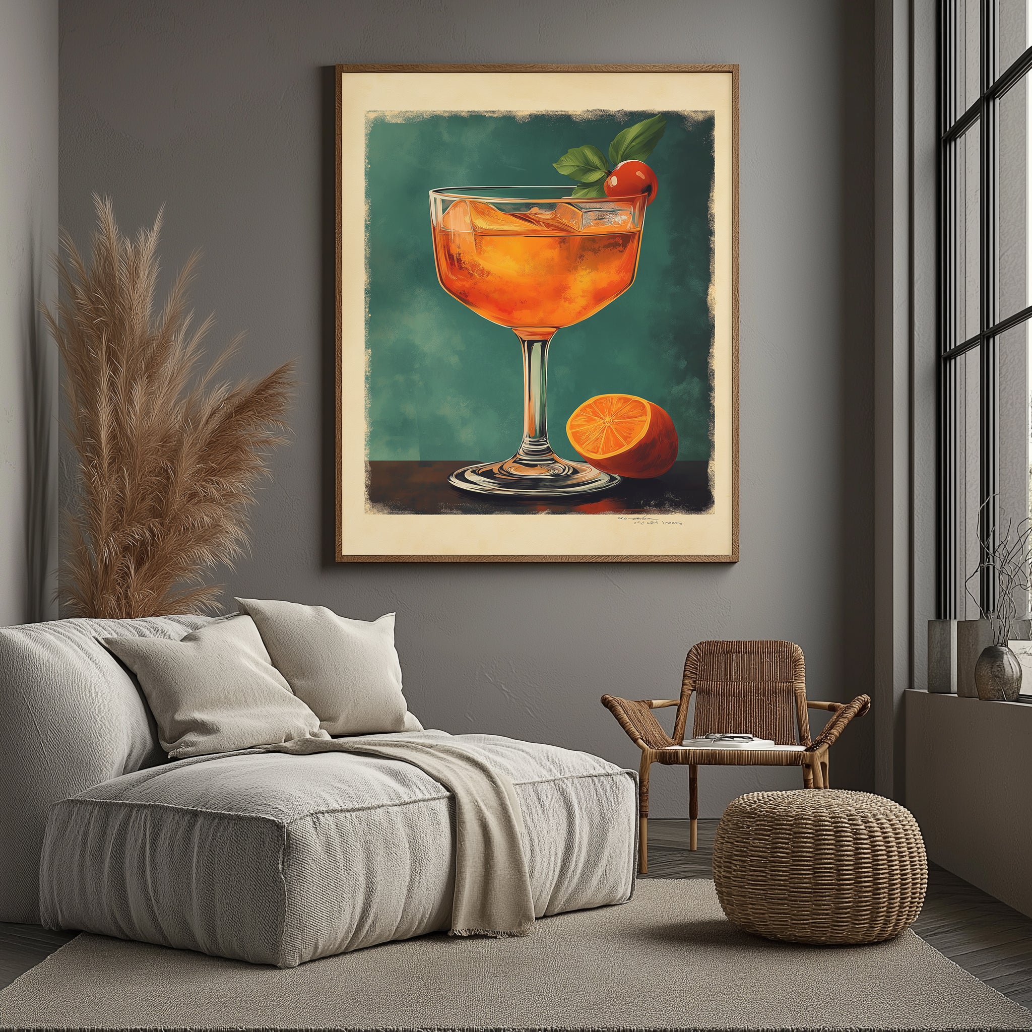 Italian Dream Wall Art Print — Tuscan Mediterranean Aesthetic Poster