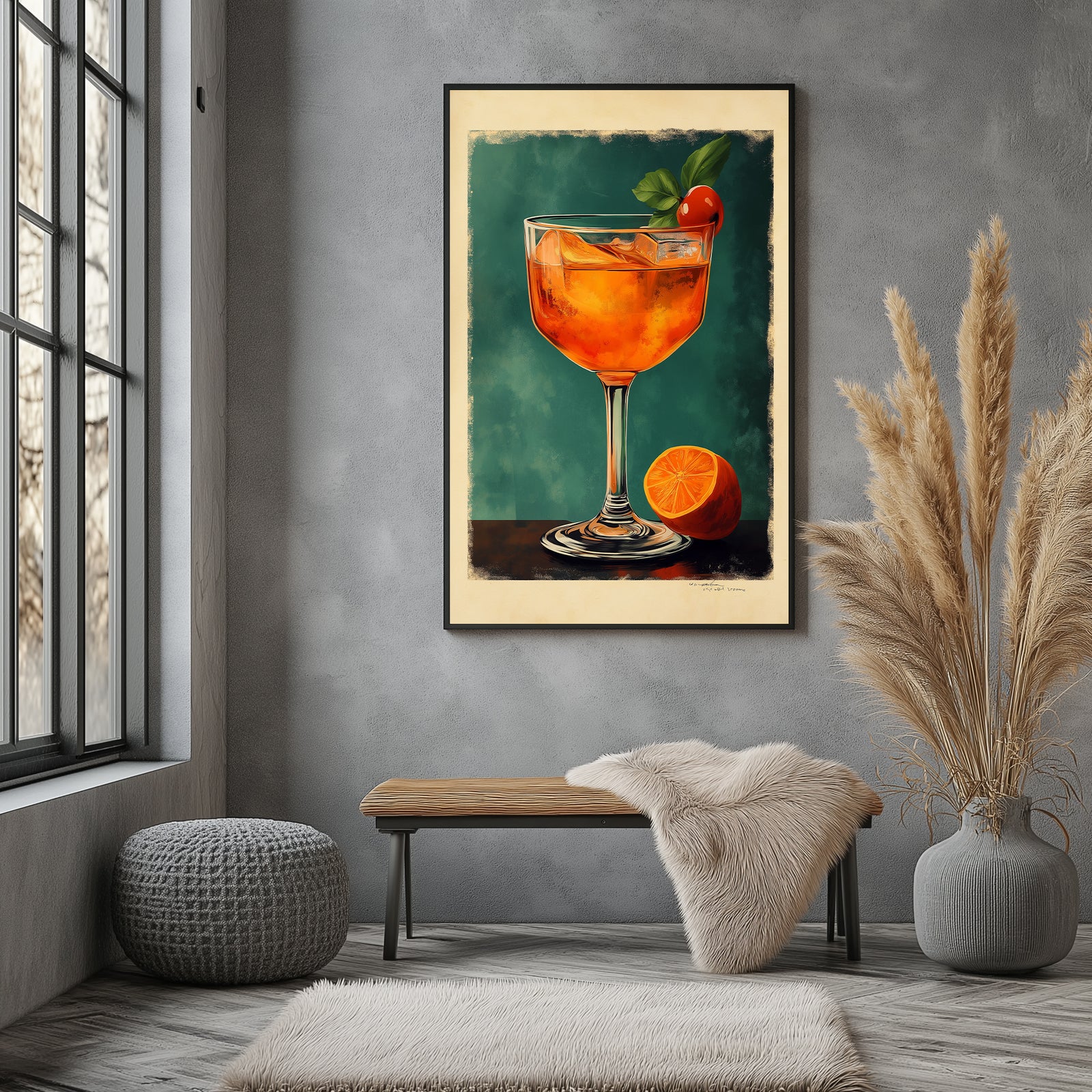 Italian Dream Wall Art Print — Tuscan Mediterranean Aesthetic Poster