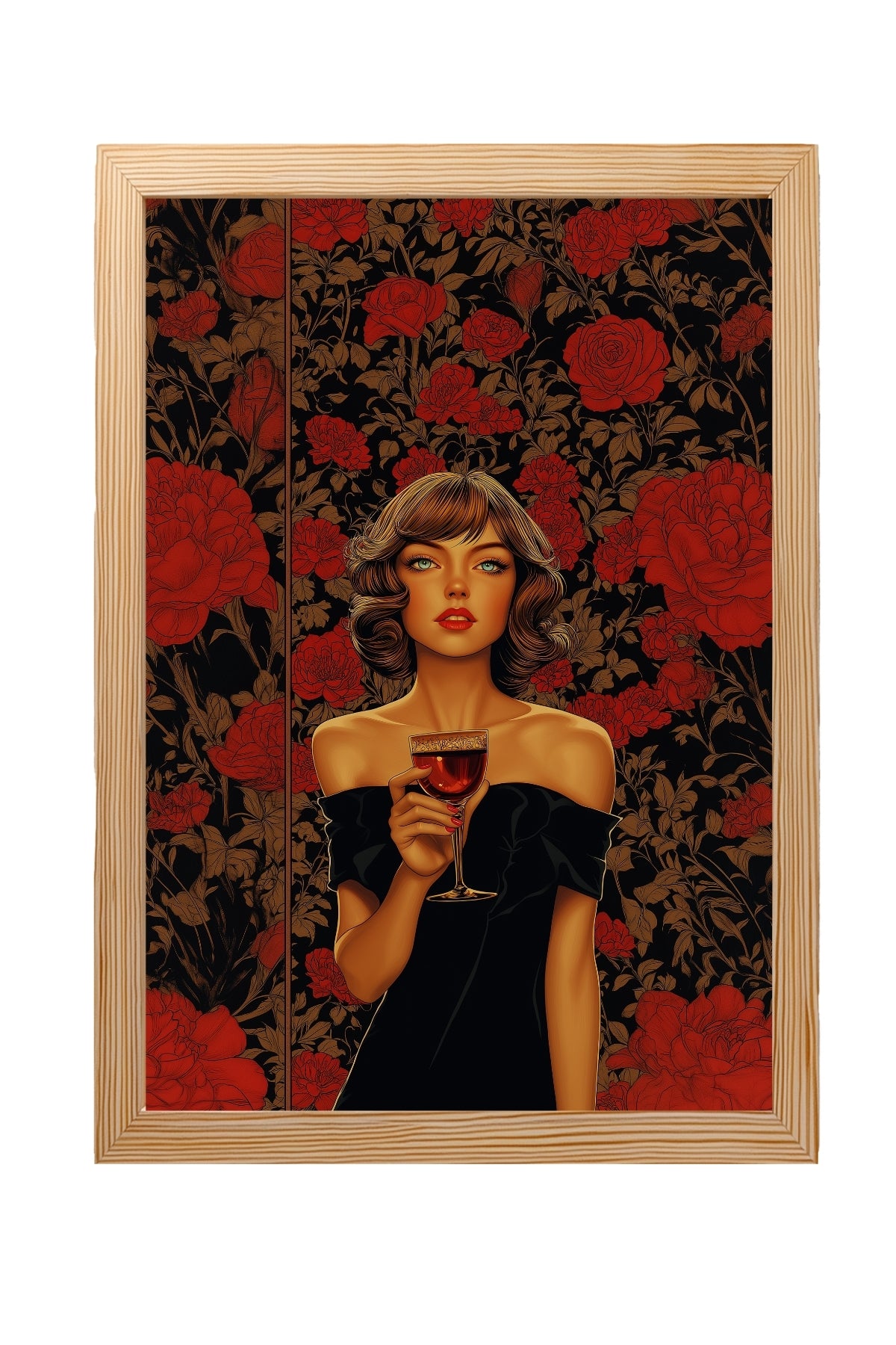 Cocktail Party Wall Art Print — Mid-Century Hosting Poster