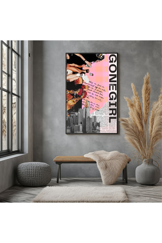 Gone Girl Wall Art Print — Bold Mysterious Quote Poster