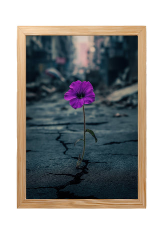 Silent Resistance Wall Art Print — Hope From Ruins Poster
