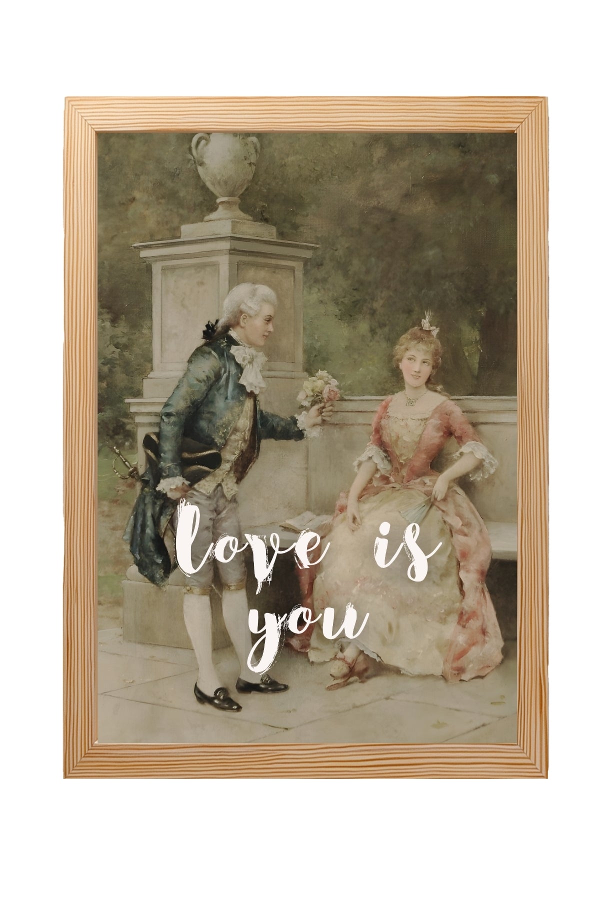 Love is You Wall Art Print — Romantic Love Quote Poster