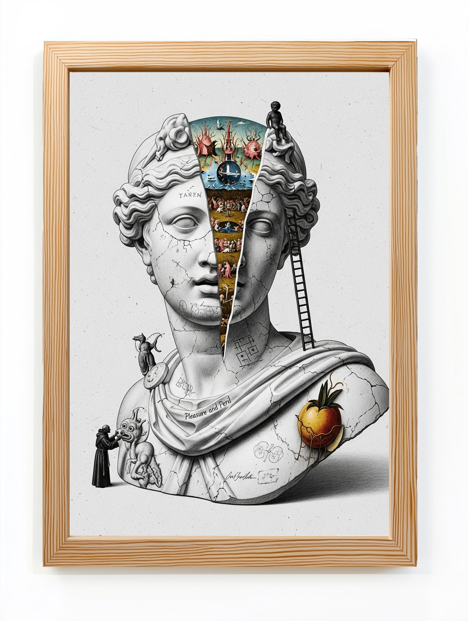 Pleasure and Peril — Bosch Inspired Wall Art Print