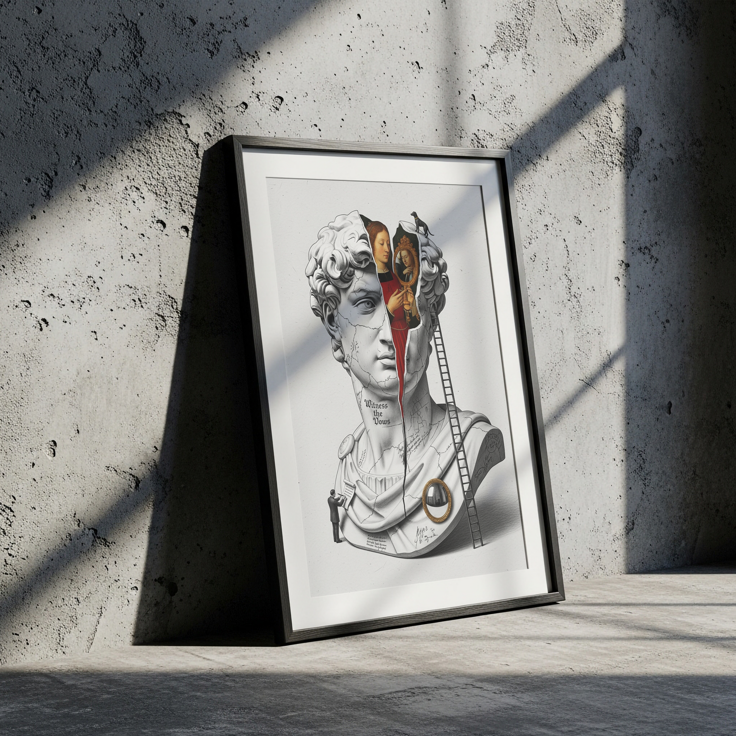 Witness the Vows — Renaissance Wedding Wall Art Print