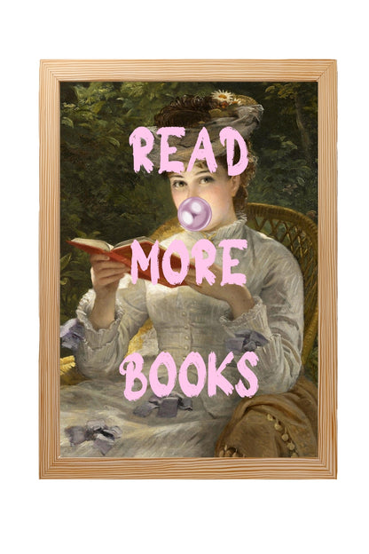 Read More Books –  Tablo Boyutlarında ve Yüksek Kaliteli Poster