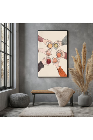 Salude Wall Art Print — Spanish Cheers Toast Quote Poster