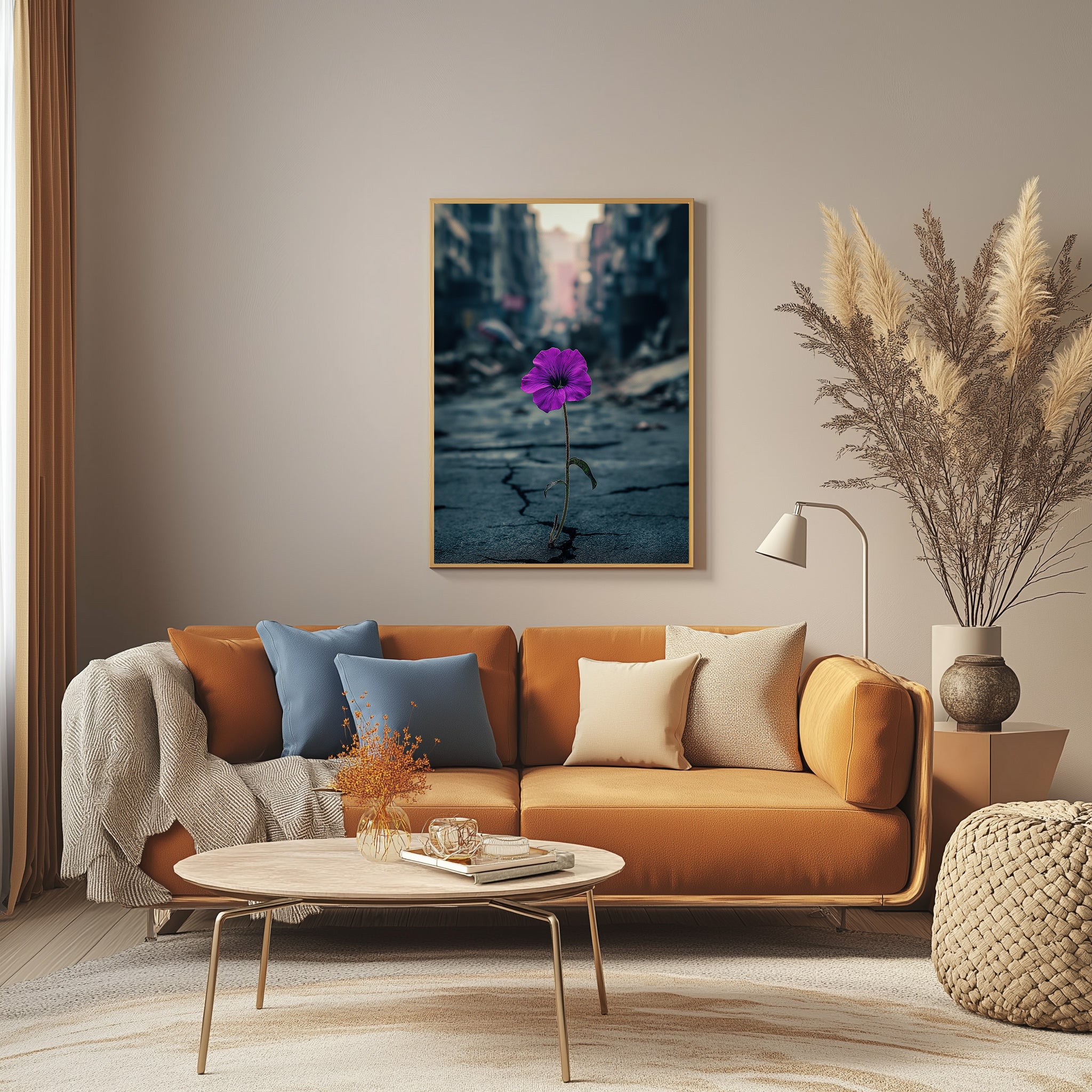Silent Resistance Wall Art Print — Hope From Ruins Poster
