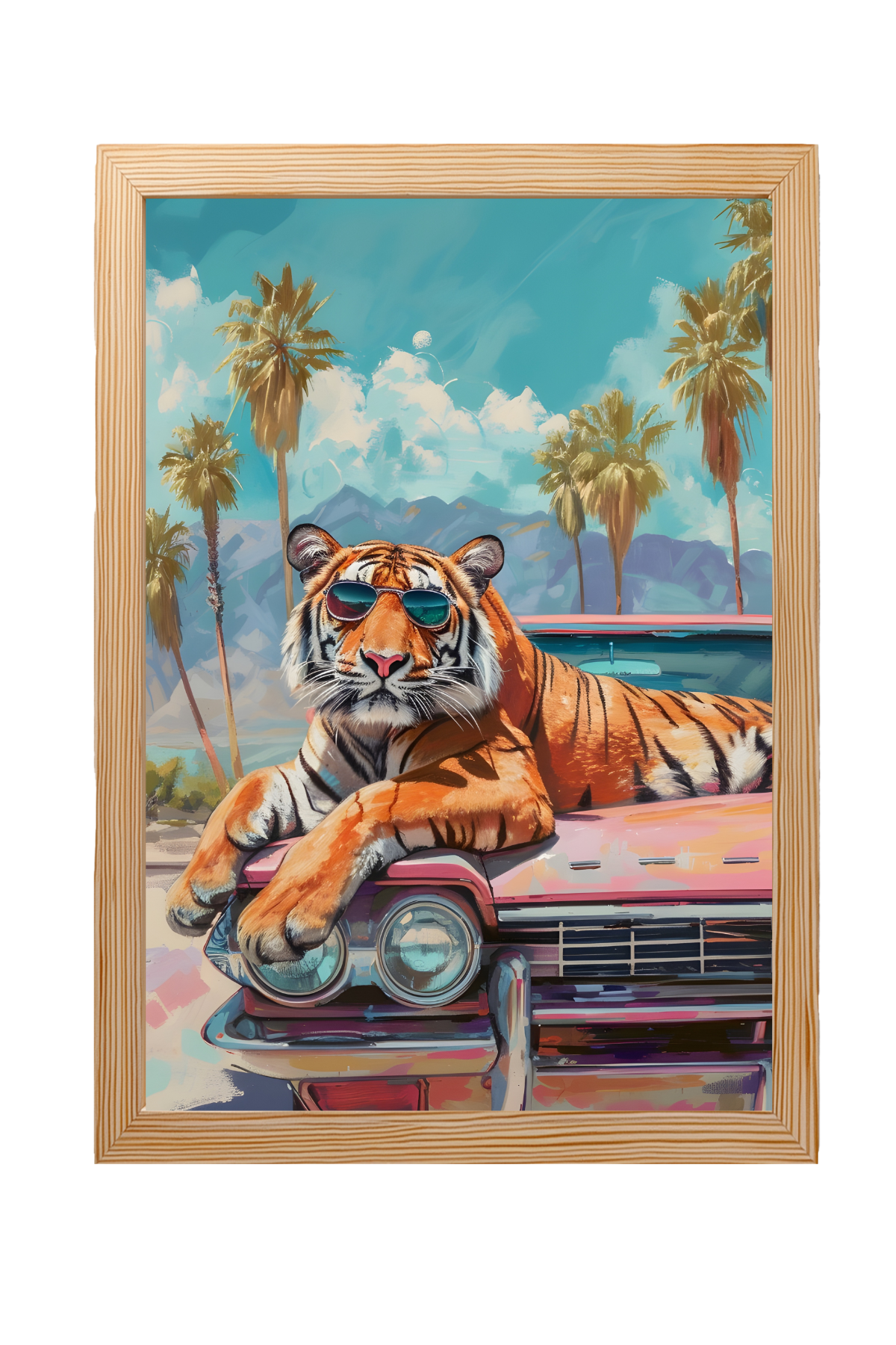 Tropical Swagger Wall Art Print — Bold Tropical Aesthetic Poster