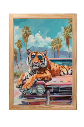 Tropical Swagger Wall Art Print — Bold Tropical Aesthetic Poster