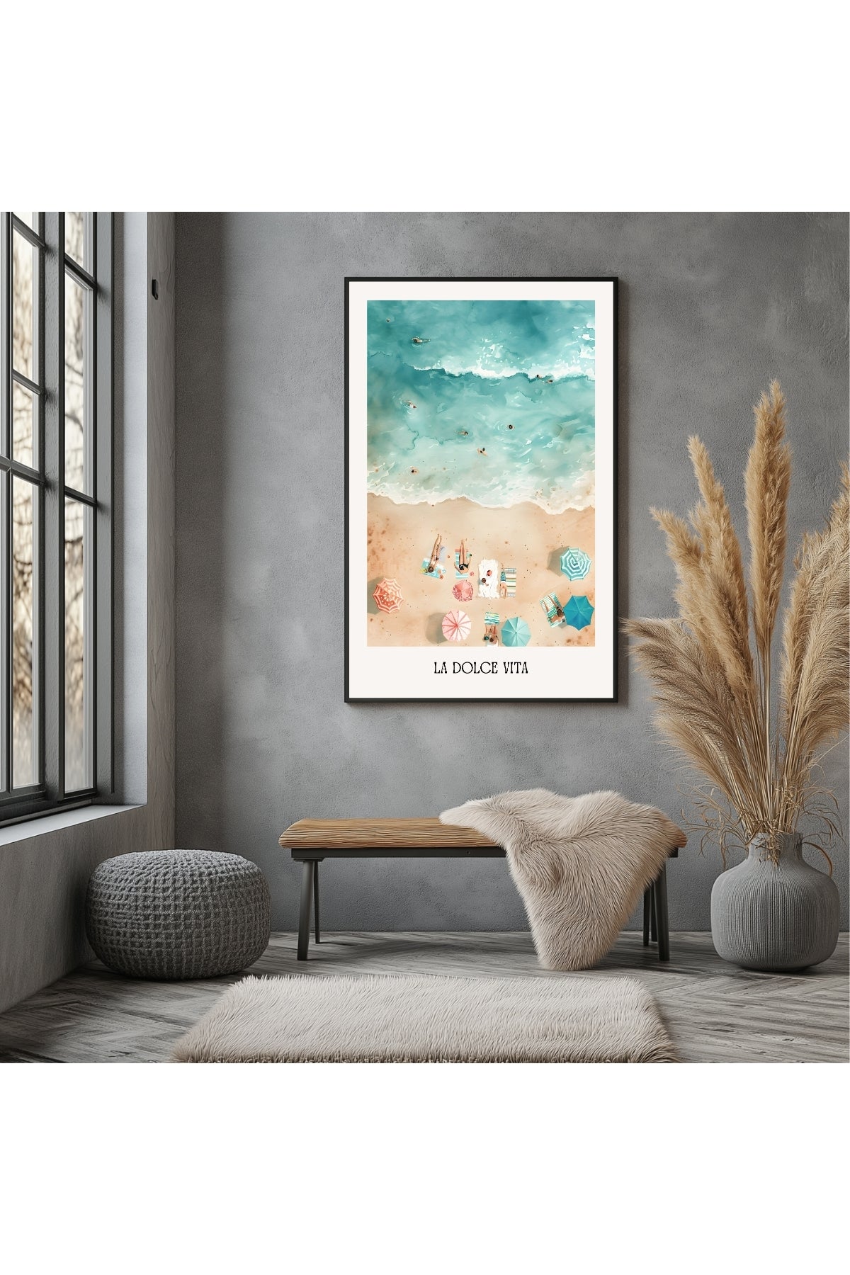 La Dolce Vita Wall Art Print — Italian Sweet Life Quote Poster