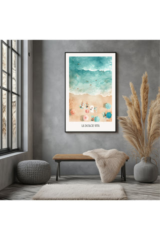 La Dolce Vita Wall Art Print — Italian Sweet Life Quote Poster