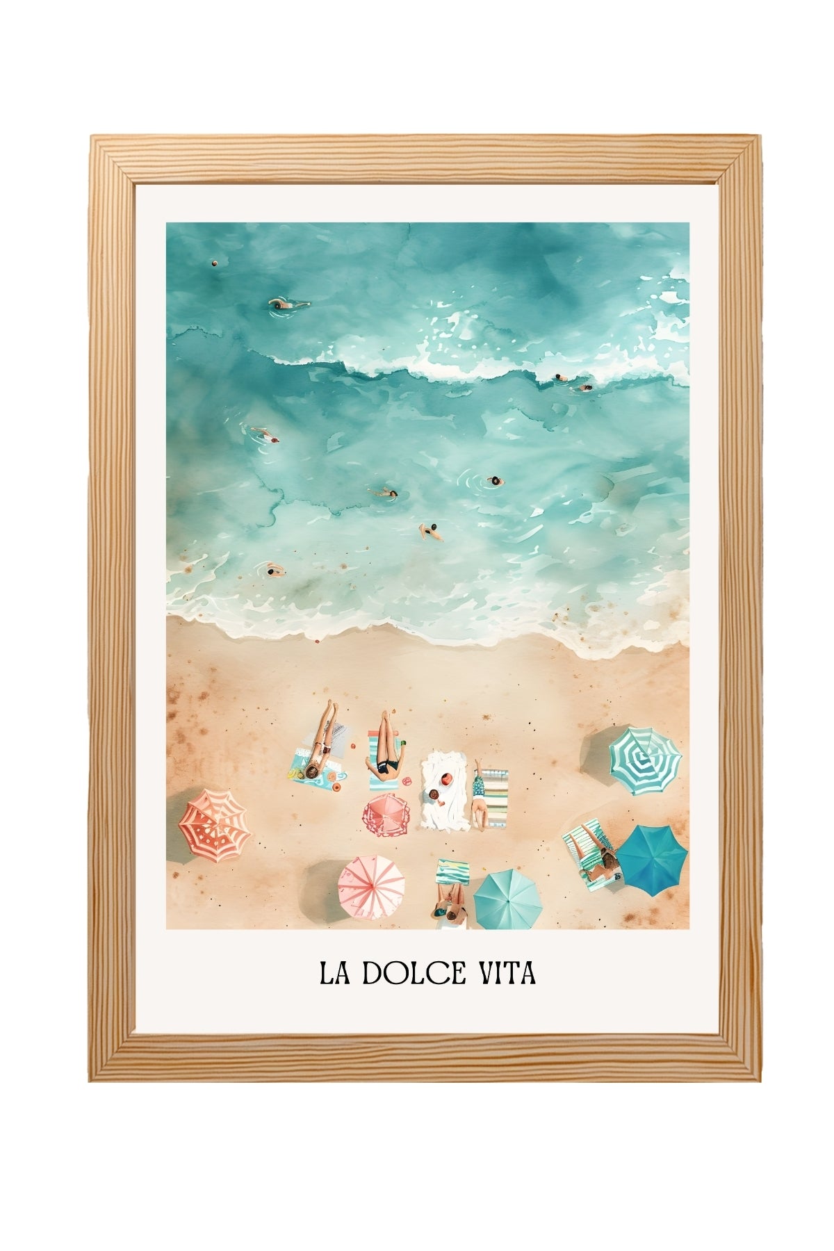 La Dolce Vita Wall Art Print — Italian Sweet Life Quote Poster