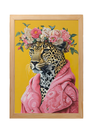 Floral Majesty Wall Art Print — Lush Botanical Bouquet Poster