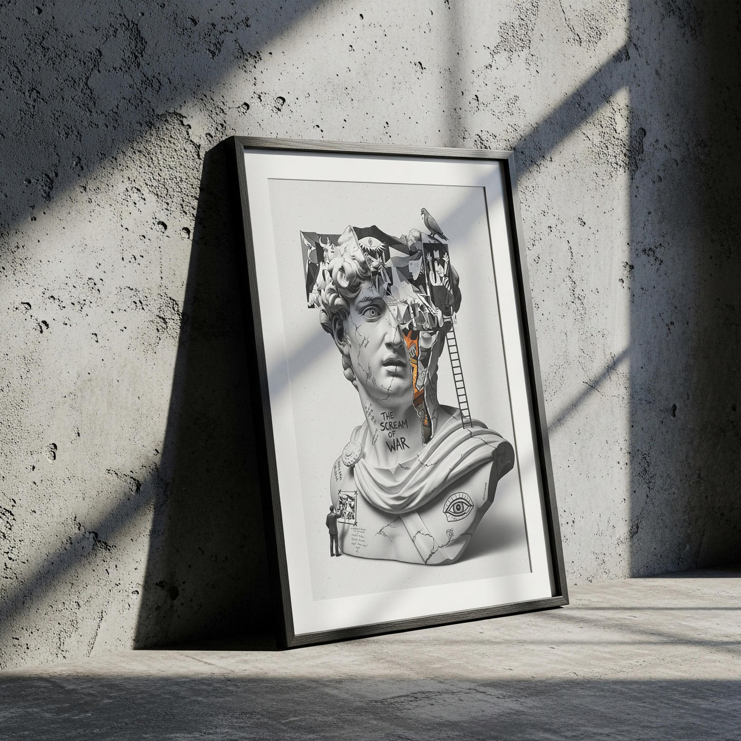 The Scream of War: Guernica Tablo Boyutlarında ve Yüksek Kaliteli Poster
