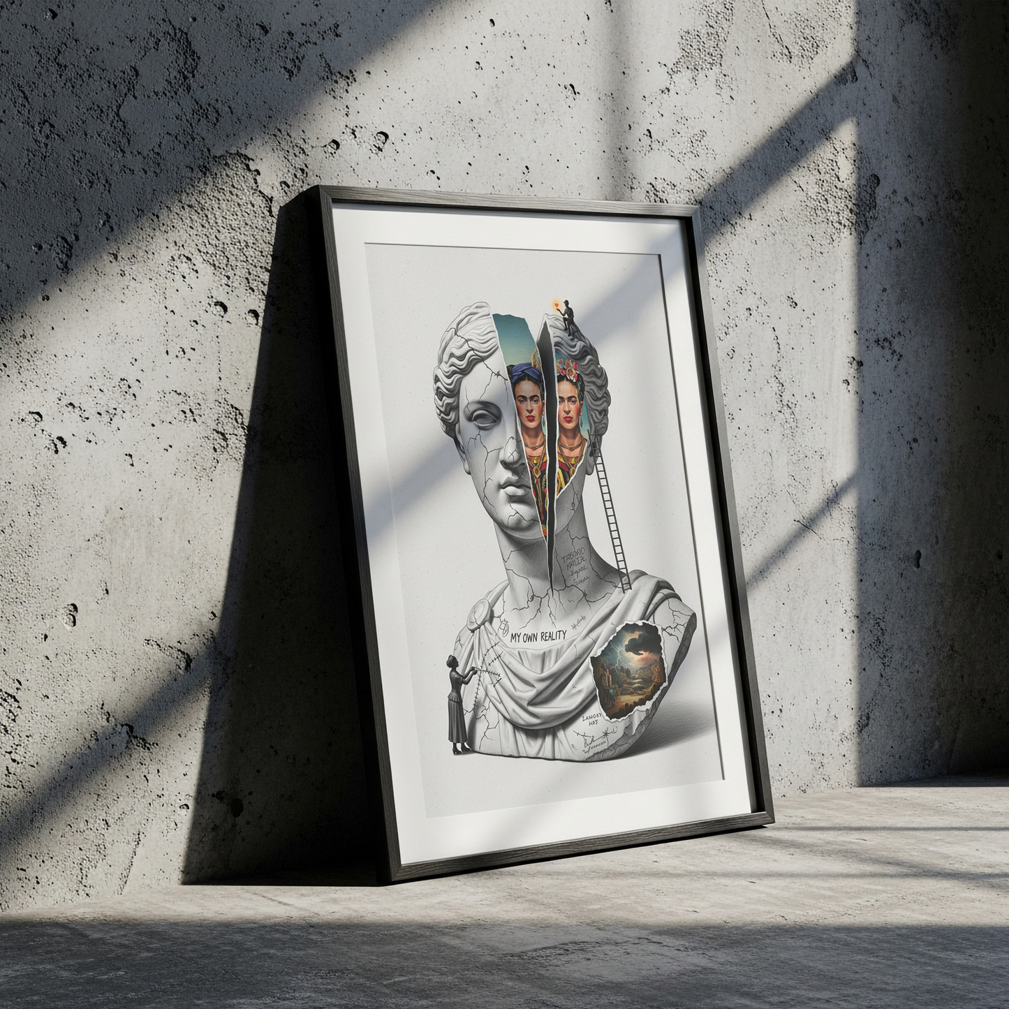 My Own Reality: Frida Tablo Boyutlarında ve Yüksek Kaliteli Poster