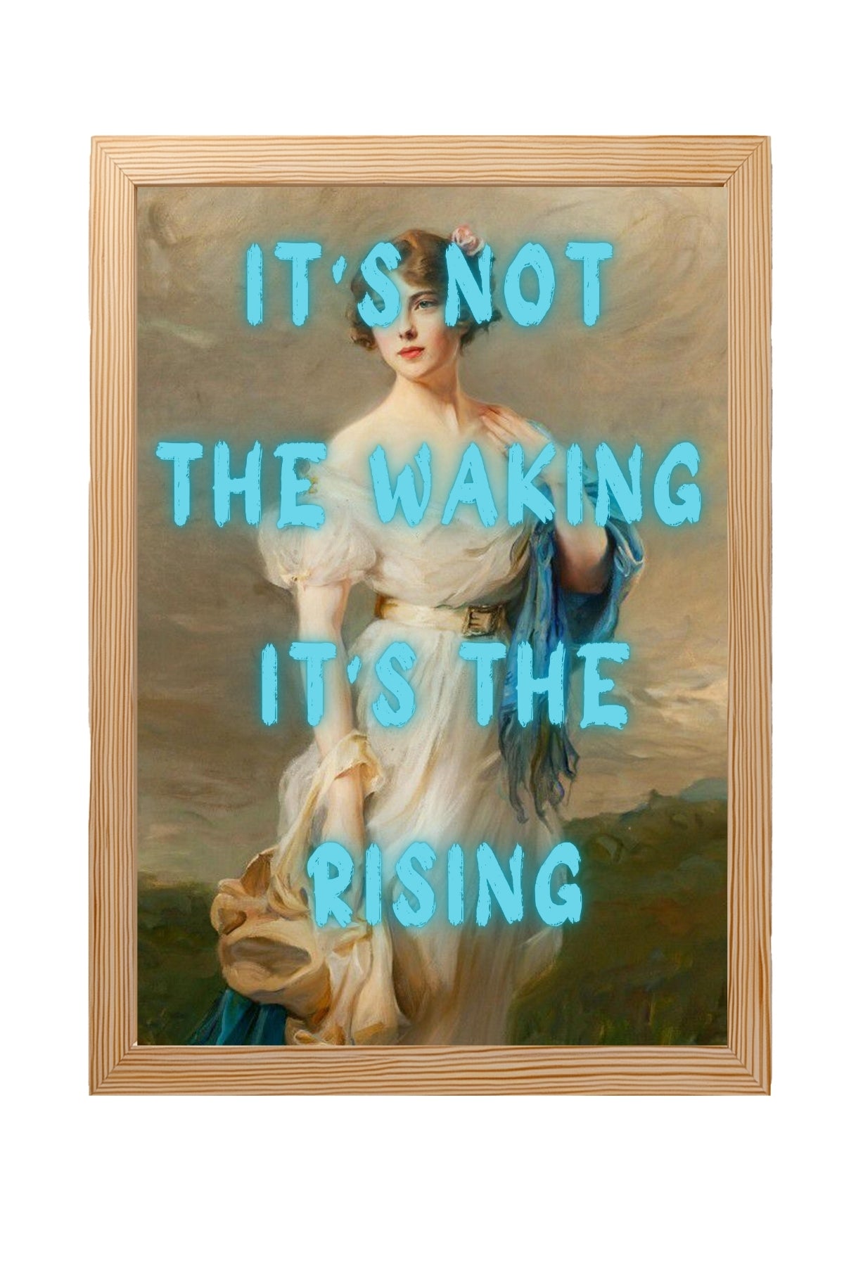 It's the Rising Wall Art Print — Empowering Self-Growth Quote Poster