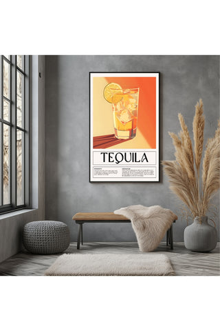 Tequila Wall Art Print — Bold Mexican Spirit Poster