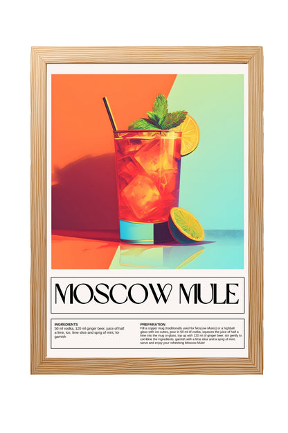 Moscow Mule –  Tablo Boyutlarında ve Yüksek Kaliteli Poster