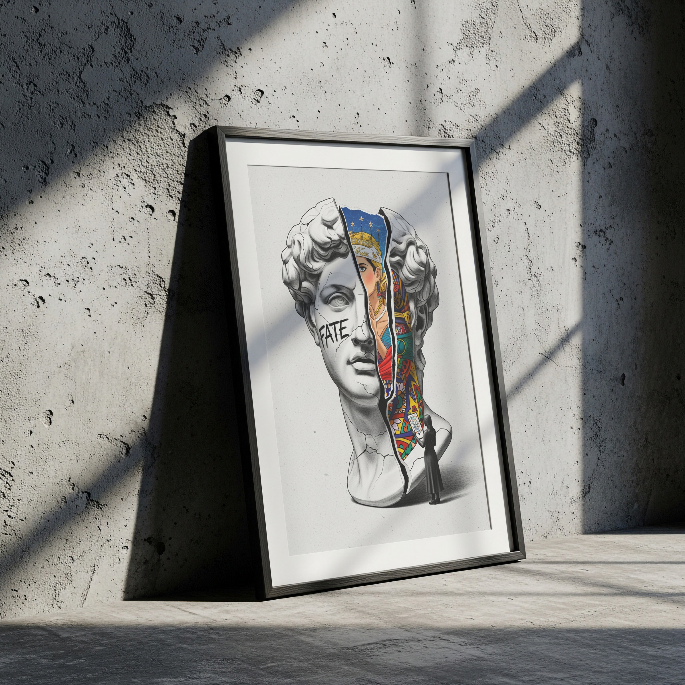 Fate Tarot — Surreal David Bust Wall Art Print