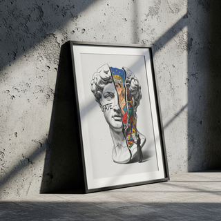 Fate Tarot — Surreal David Bust Wall Art Print