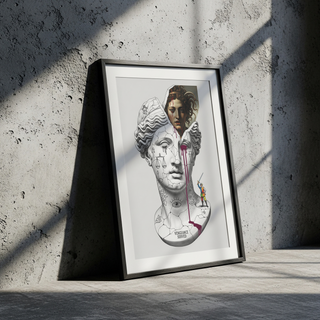 Vengeance Served Medusa V2 — Surreal Greek Mythology Wall Art Print