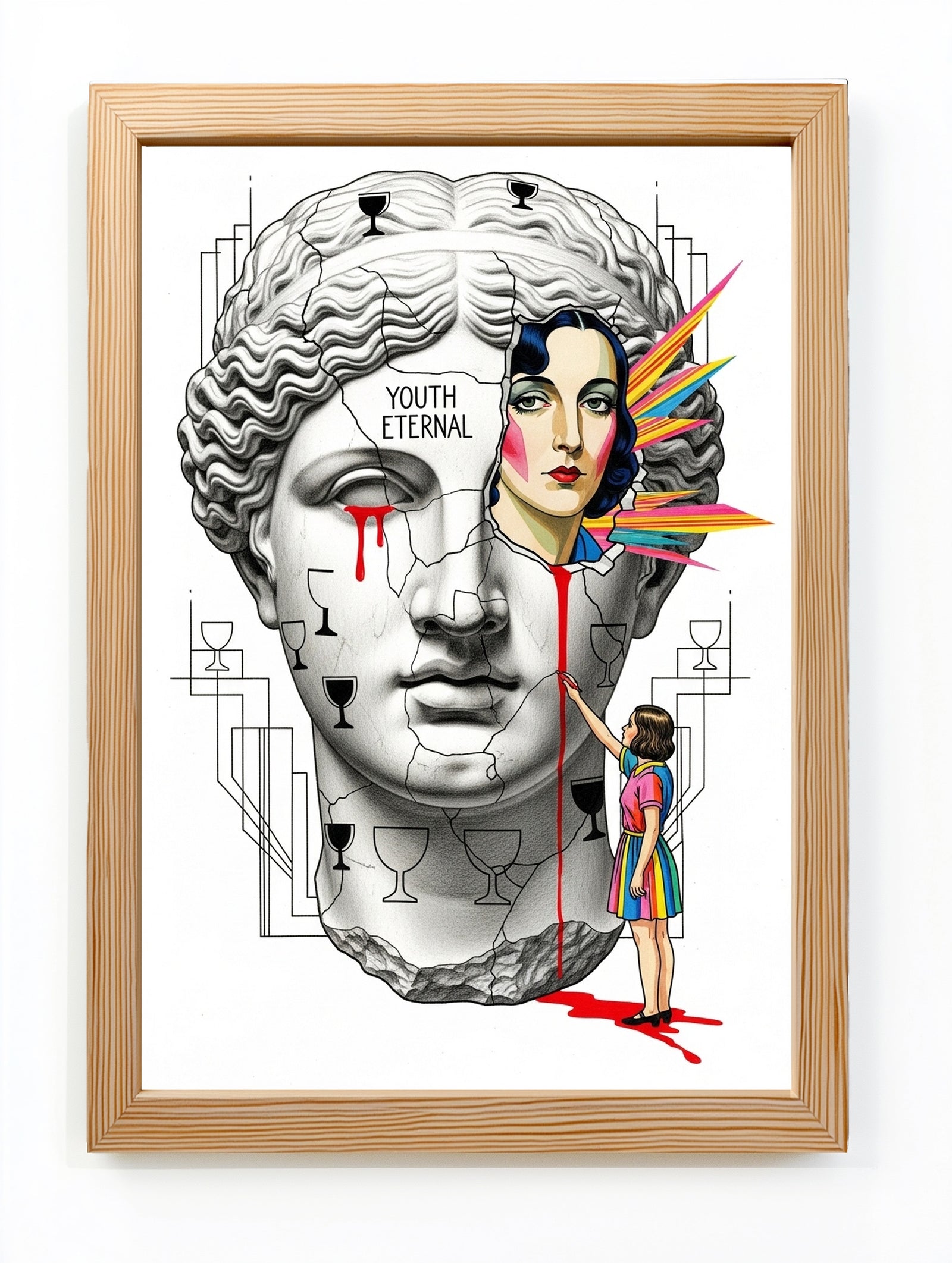 Youth Eternal Venus — Surreal Wall Art Print