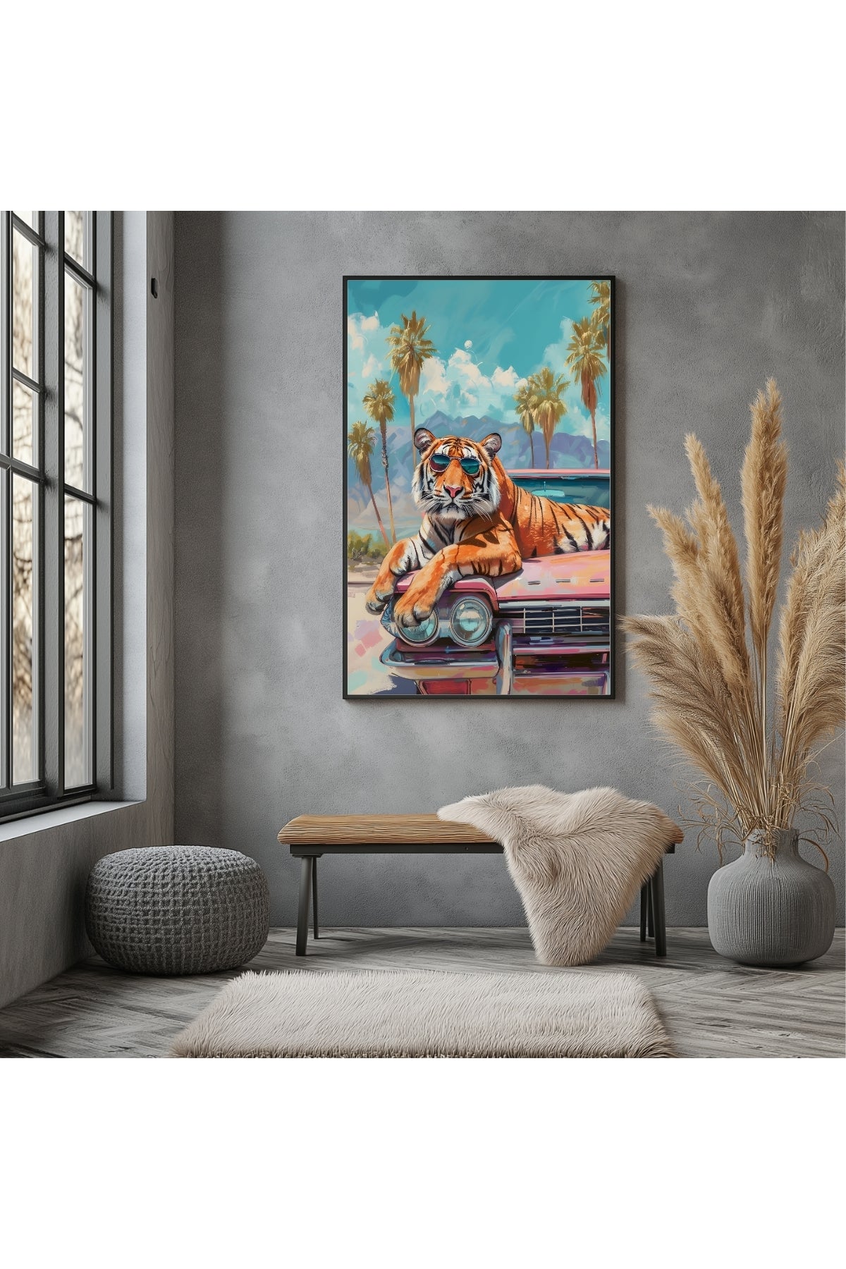 Tropical Swagger Wall Art Print — Bold Tropical Aesthetic Poster