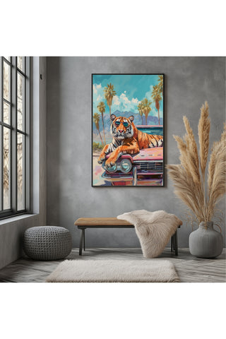 Tropical Swagger Wall Art Print — Bold Tropical Aesthetic Poster