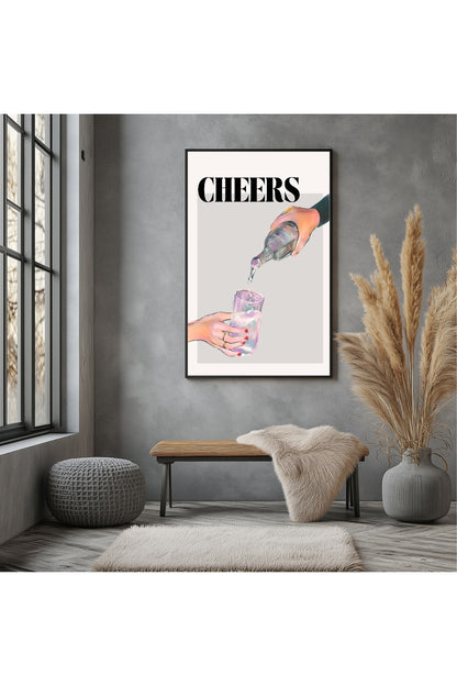 Cheers –  Tablo Boyutlarında ve Yüksek Kaliteli Poster
