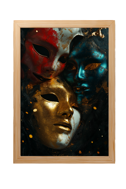 Chromatic Masks Tablo Boyutlarında ve Yüksek Kaliteli Poster
