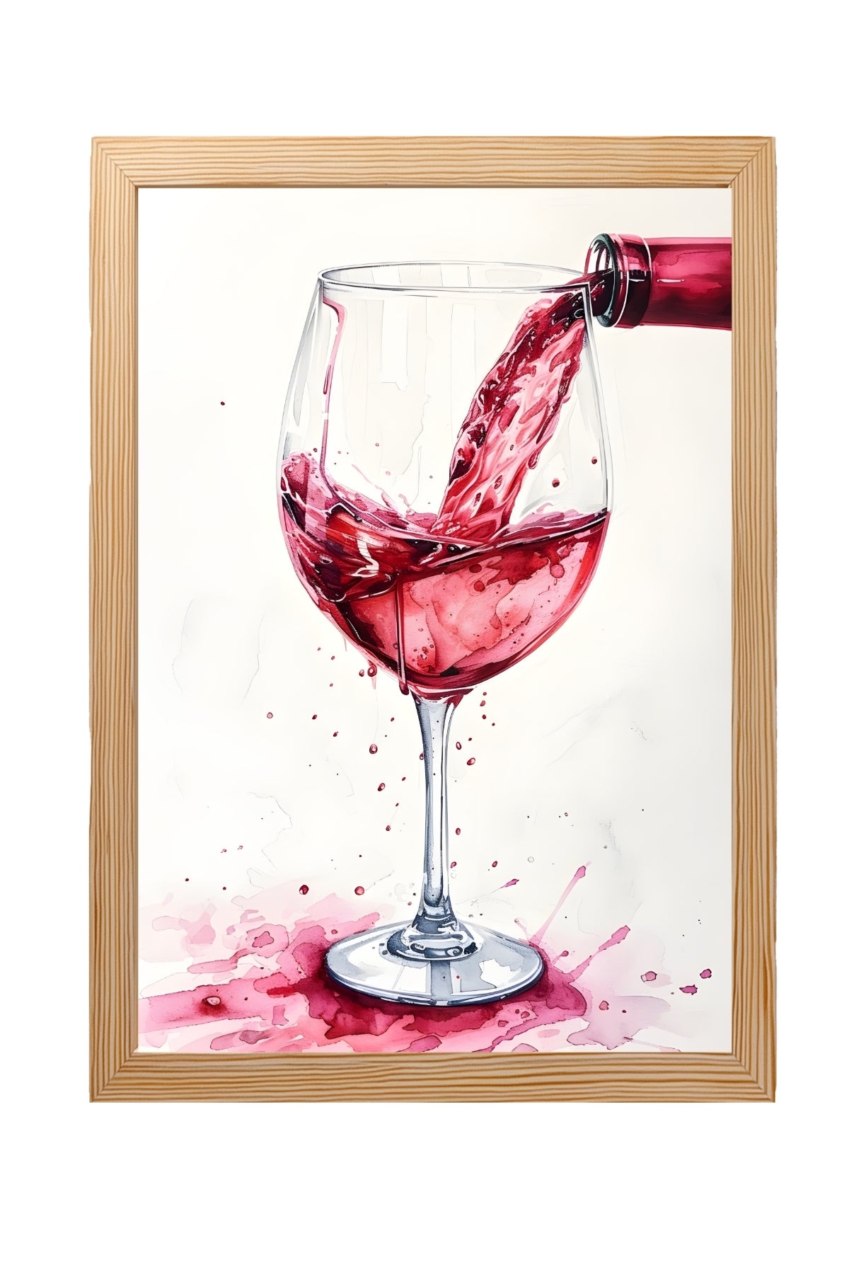 Crimson Cascade –  Tablo Boyutlarında ve Yüksek Kaliteli Poster