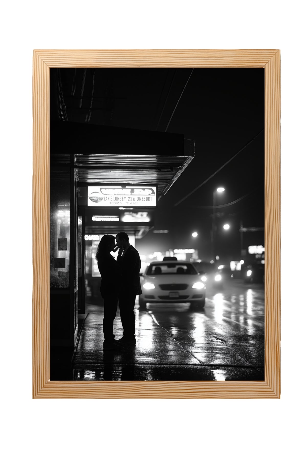 Window of Love Wall Art Print — Romantic View Poster