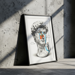 Dream Weaver Morpheus — Surreal David Bust Wall Art Print