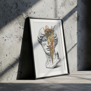 Flora Art Nouveau — Venus Bust Wall Art Print