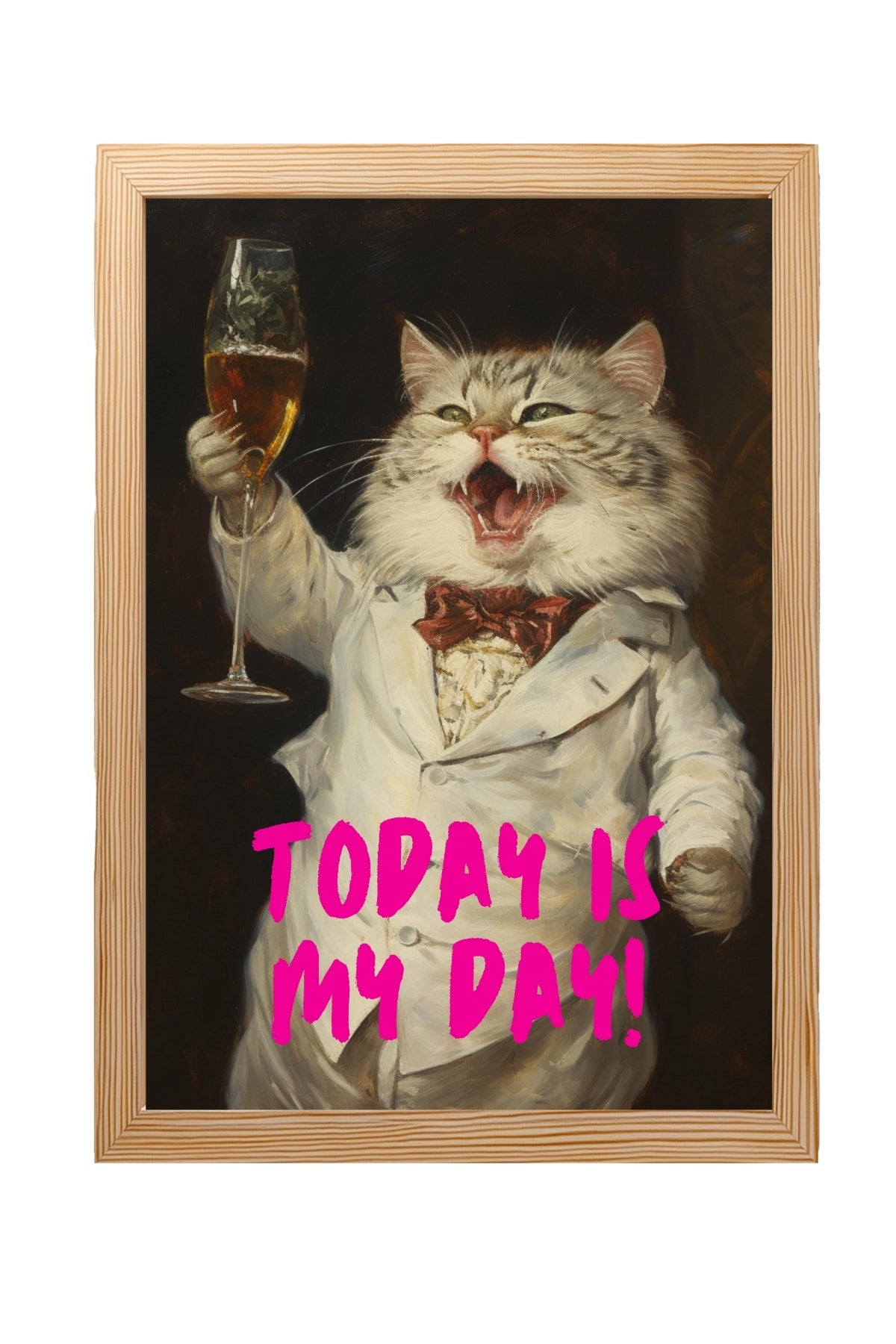 Today is My Day Wall Art Print — Bold Affirmation Quote Poster