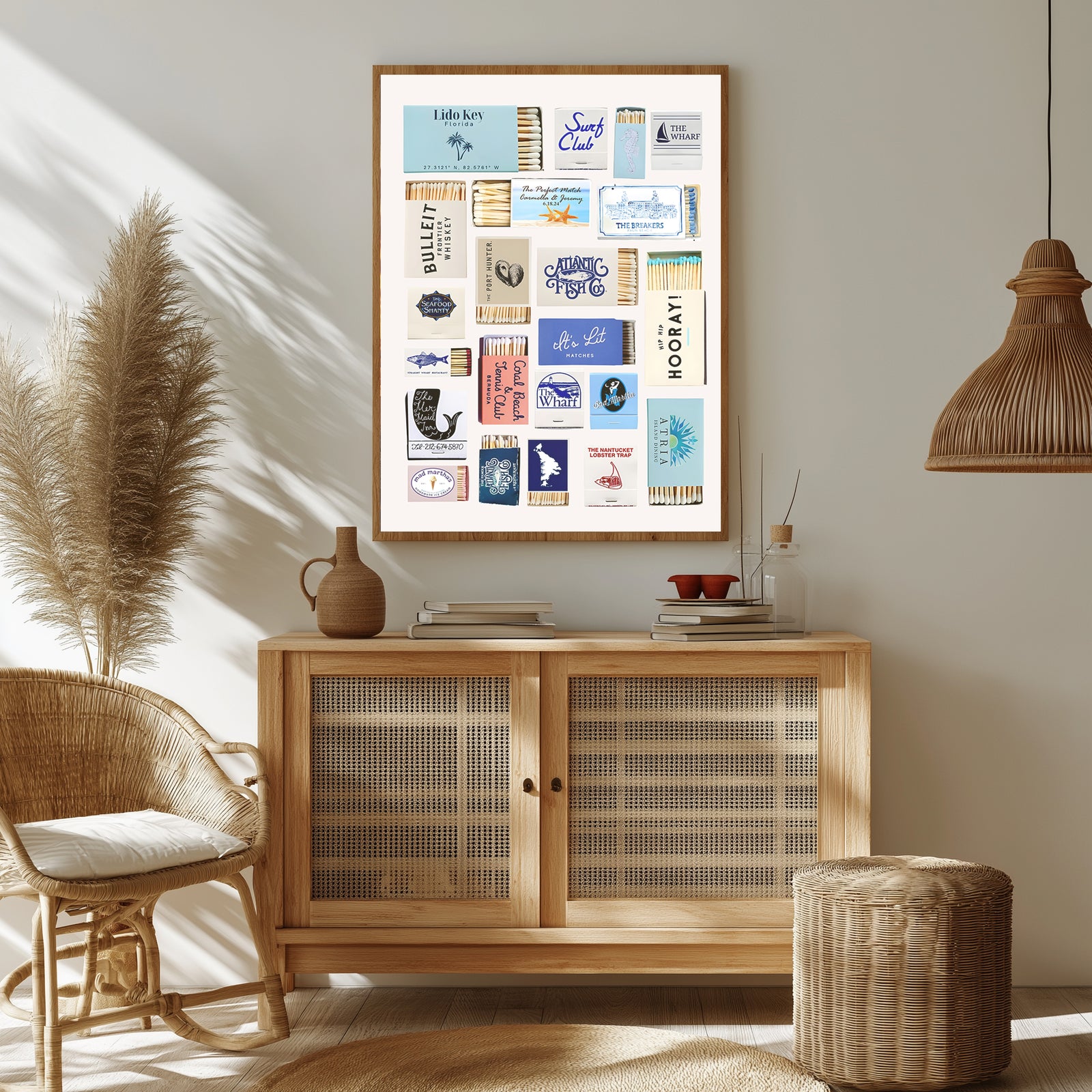 Ephemera Wall Art Print — Vintage Collage Aesthetic Poster