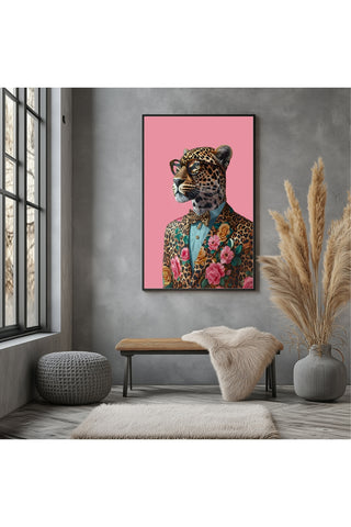 The Sophisticated Wild Wall Art Print — Refined Animal Portrait Poster