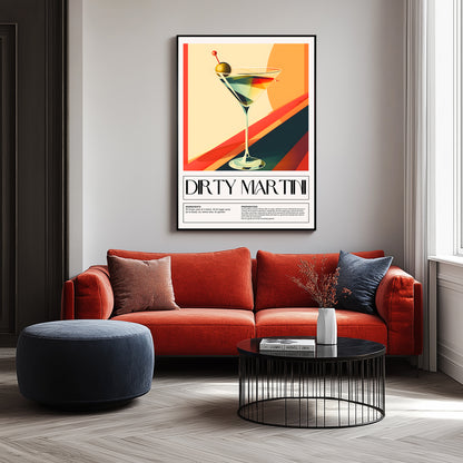 Dirty Martini –  Tablo Boyutlarında ve Yüksek Kaliteli Poster
