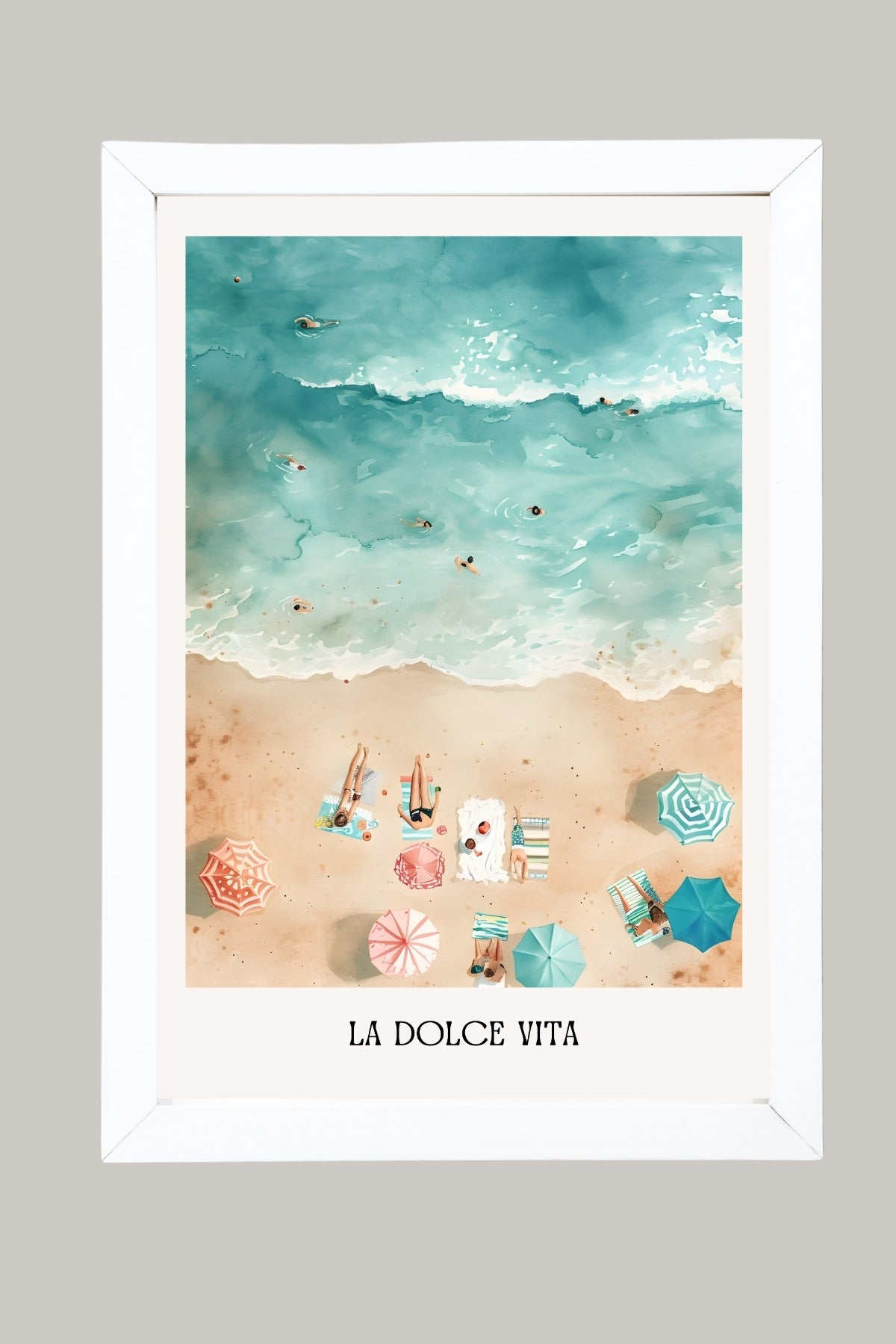 La Dolce Vita Wall Art Print — Italian Sweet Life Quote Poster