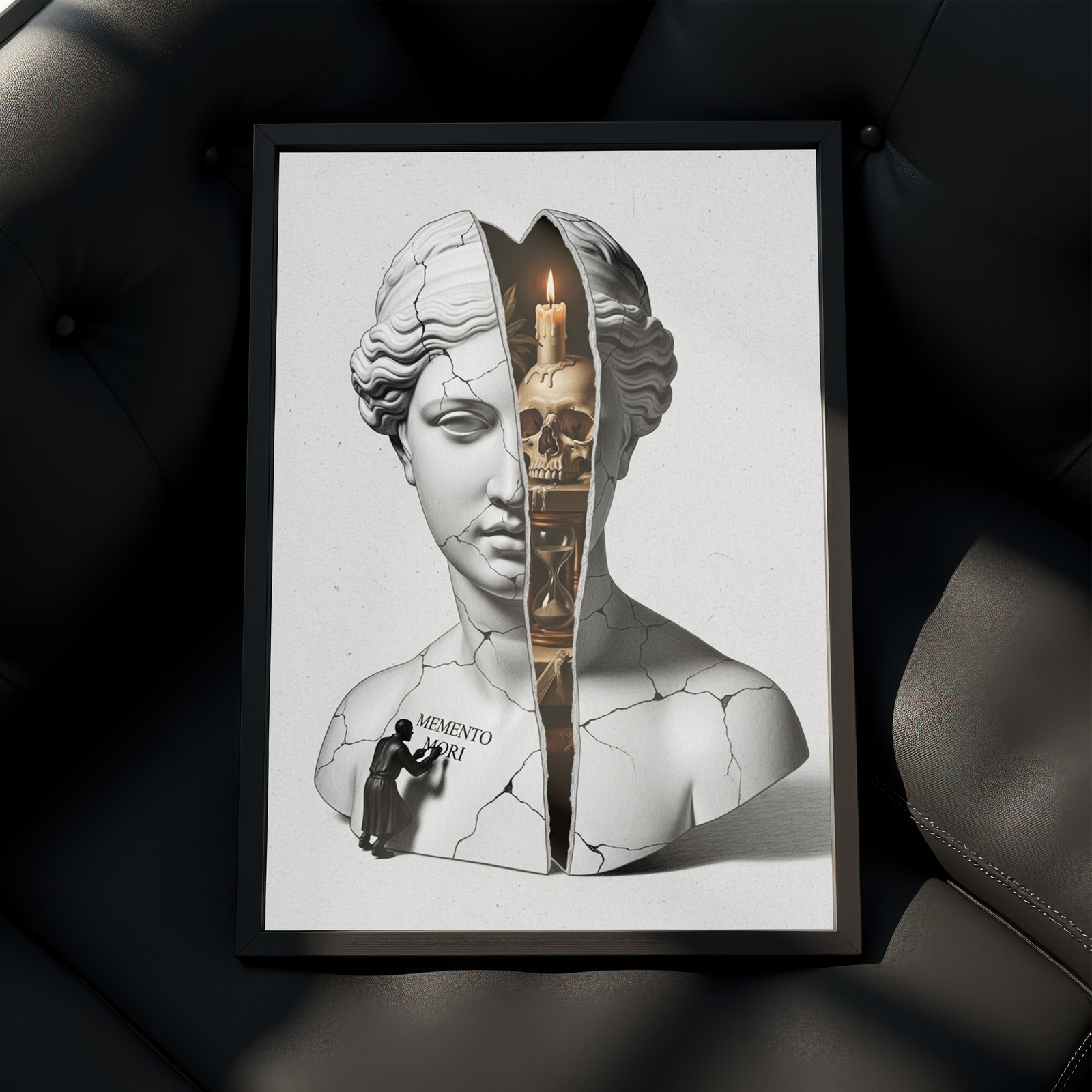 Memento Mori — Surreal Venus Vanitas Wall Art Print