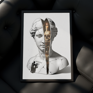 Memento Mori — Surreal Venus Vanitas Wall Art Print